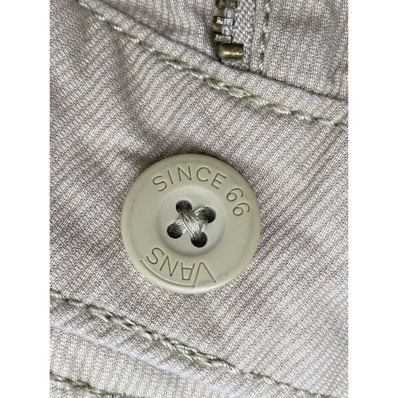 Vans Mens Cargo Shorts Size 28 Beige Cotton Casual Wear With Pockets - Picture 4 of 11